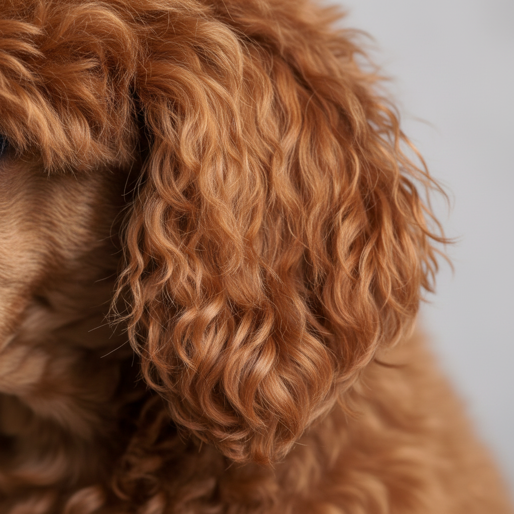 Healthy shiny dog coat showing benefits of omega-3 fish oil supplement